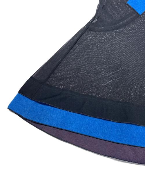 EIKO KONDO（エイココンドウ）EIKO KONDO (エイココンドウ) シアーデザインカットソー ブラック サイズ:42 未使用品の古着・服飾アイテム