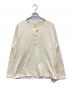 PABlO VINCI（パブロビンチ）の古着「ヘンリーネックL/Sカットソー」｜アイボリー