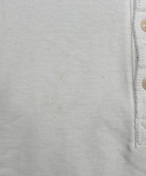 PABIO VINCI（パブロビンチ）PABIO VINCI (パブロビンチ) ヘンリーネックS/Sカットソー アイボリー サイズ:SMALLの古着・服飾アイテム