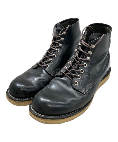 RED WING（レッドウィング）RED WING (レッドウィング) 6インチ クラシックラウンド ブラック サイズ:26.5㎝の古着・服飾アイテム