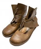 Trippenトリッペン）の古着「アンクルカバーレザーシューズ」｜ブラウン