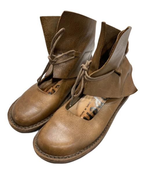 Trippen（トリッペン）Trippen (トリッペン) アンクルカバーレザーシューズ ブラウン サイズ:37の古着・服飾アイテム