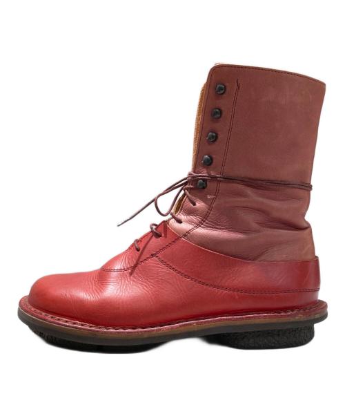 Trippen（トリッペン）Trippen (トリッペン) ミドルブーツ レッド サイズ:38の古着・服飾アイテム