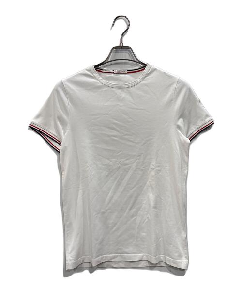 MONCLER（モンクレール）MONCLER (モンクレール) MAGLIA T-SHIRT ホワイト サイズ:Ｓの古着・服飾アイテム