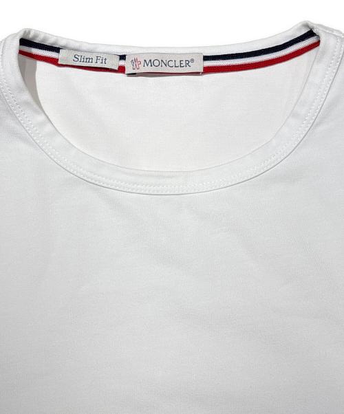MONCLER（モンクレール）MONCLER (モンクレール) MAGLIA T-SHIRT ホワイト サイズ:Ｓの古着・服飾アイテム