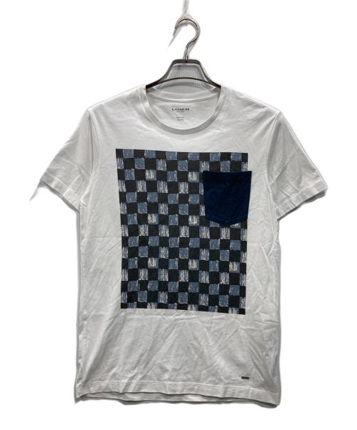 COACH（コーチ）COACH (コーチ) プリントTシャツ ホワイト サイズ:XSの古着・服飾アイテム