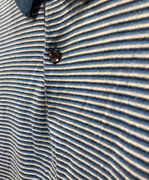 JOHN SMEDLEY（ジョンスメドレー）JOHN SMEDLEY (ジョンスメドレー) ニットポロシャツ ブルー サイズ:Ｓの古着・服飾アイテム