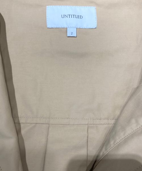 UNTITLED（アンタイトル）UNTITLED (アンタイトル) ブルゾン ベージュ サイズ:2の古着・服飾アイテム