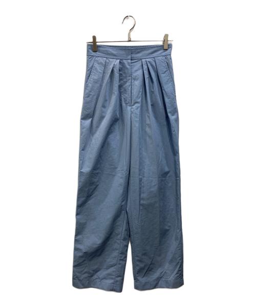 BEAUTY&YOUTH（ビューティーアンドユース）BEAUTY&YOUTH (ビューティーアンドユース) エコニール タック パンツ ブルー サイズ:M 未使用品の古着・服飾アイテム