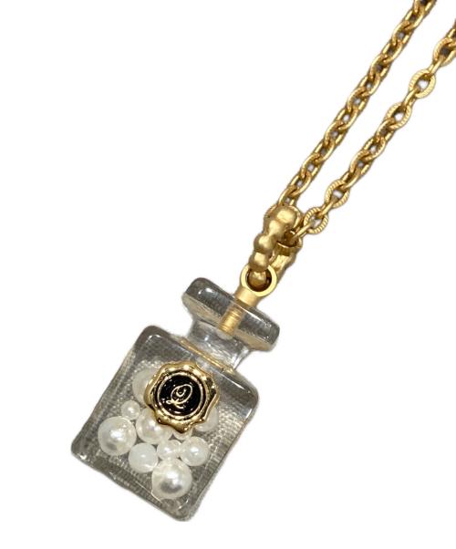 Q-pot.（キューポット）Q-pot. (キューポット) タイニーパールパフュームボトル ネックレスの古着・服飾アイテム