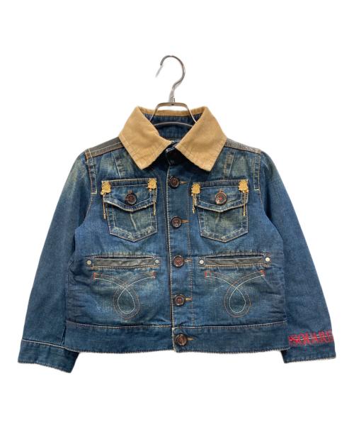 DSQUARED2（ディースクエアード）DSQUARED2 (ディースクエアード) デニムジャケット インディゴ サイズ:40の古着・服飾アイテム