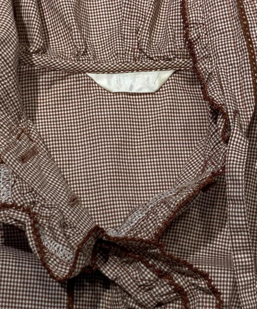 PINK HOUSE（ピンクハウス）PINK HOUSE (ピンクハウス) フード付チュニック ブラウン サイズ:表記なしの古着・服飾アイテム