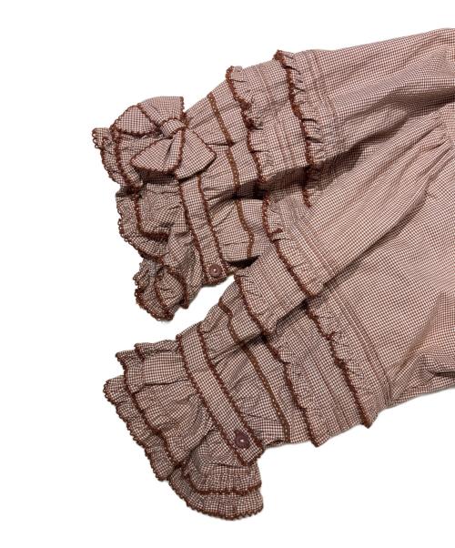 PINK HOUSE（ピンクハウス）PINK HOUSE (ピンクハウス) フード付チュニック ブラウン サイズ:表記なしの古着・服飾アイテム