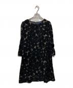 M'S GRACYエムズグレイシー）の古着「ベロアワンピース」｜ブラック
