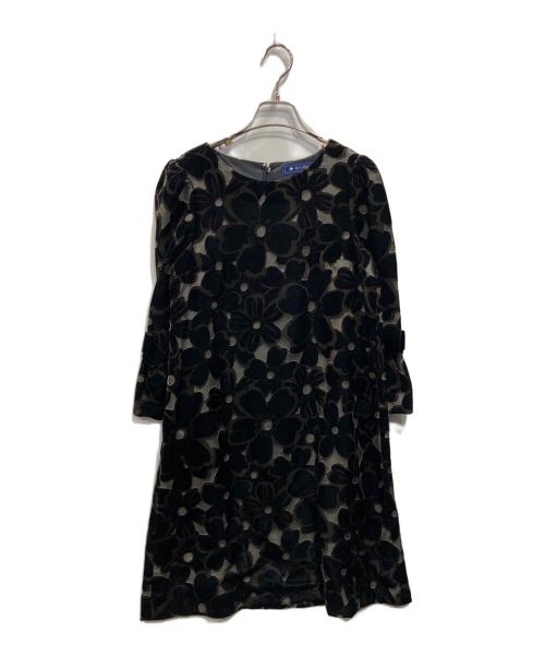 M'S GRACY（エムズグレイシー）M'S GRACY (エムズグレイシー) ベロアワンピース ブラック サイズ:38の古着・服飾アイテム