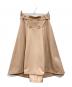M'S GRACY（エムズグレイシー）の古着「金釦スカート」｜ベージュ