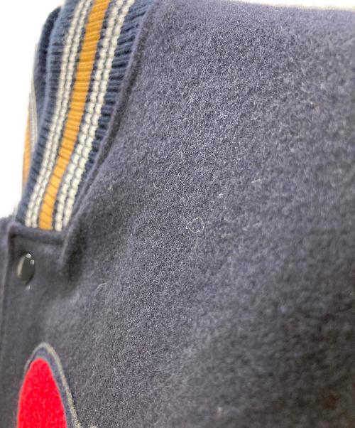 Canterbury（カンタベリー）Canterbury (カンタベリー) レザースリーブスタジャン ネイビー サイズ:Mの古着・服飾アイテム