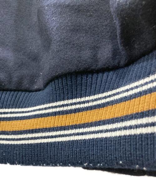 Canterbury（カンタベリー）Canterbury (カンタベリー) レザースリーブスタジャン ネイビー サイズ:Mの古着・服飾アイテム