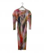 PLEATS PLEASEプリーツプリーズ）の古着「TURNIP & SPINACHワンピース」｜マルチカラー