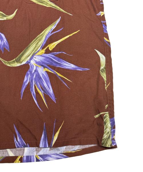 WACKO MARIA（ワコマリア）WACKO MARIA (ワコマリア) BIRD OF PARADISE S/S HAWAIIAN SHIRT ブラウン サイズ:XSの古着・服飾アイテム