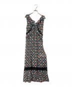 Lily Brown×ANNA SUIリリーブラウン×アナスイ）の古着「バリエ柄ワンピース」｜ブラック