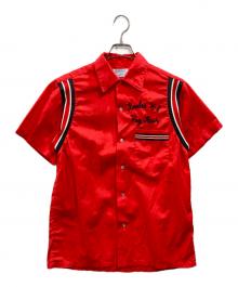 Hilton（ヒルトン）の古着「ボーリングシャツ」｜レッド