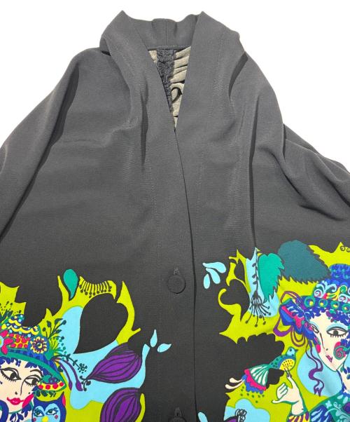 TOKUKO1erVOL（トクコプルミエヴォル）TOKUKO1erVOL (トクコプルミエヴォル) デザインブラウス ブラック サイズ:9の古着・服飾アイテム