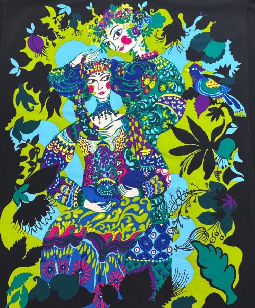 TOKUKO1erVOL（トクコプルミエヴォル）TOKUKO1erVOL (トクコプルミエヴォル) デザインブラウス ブラック サイズ:9の古着・服飾アイテム