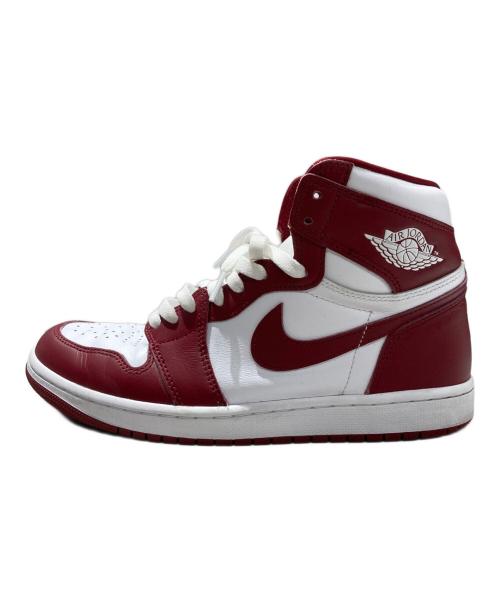 NIKE（ナイキ）NIKE (ナイキ) AIR JORDAN 1 RETRO HIGH OG ホワイト×レッド サイズ:27の古着・服飾アイテム