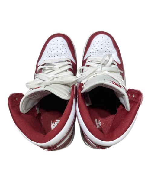 NIKE（ナイキ）NIKE (ナイキ) AIR JORDAN 1 RETRO HIGH OG ホワイト×レッド サイズ:27の古着・服飾アイテム