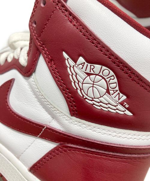 NIKE（ナイキ）NIKE (ナイキ) AIR JORDAN 1 RETRO HIGH OG ホワイト×レッド サイズ:27の古着・服飾アイテム