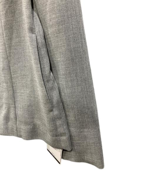 INDIVI（インディヴィ）INDIVI (インディヴィ) ノーカラージャケット グレー サイズ:38 未使用品の古着・服飾アイテム