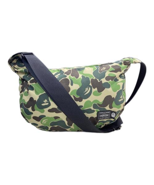 PORTER（ポーター）PORTER (ポーター) A BATHING APE (ア ベイシング エイプ) カモ柄ショルダーバッグの古着・服飾アイテム