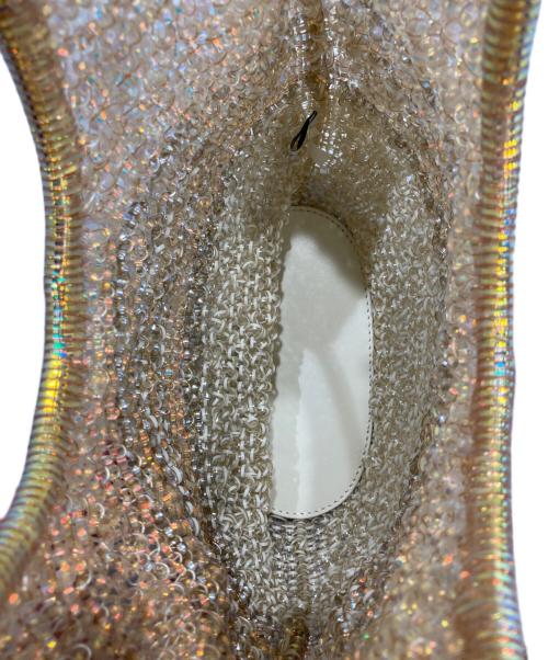 ANTEPRIMA（アンテプリマ）ANTEPRIMA (アンテプリマ) ワイヤーハンドバッグ ベージュ×ゴールドの古着・服飾アイテム