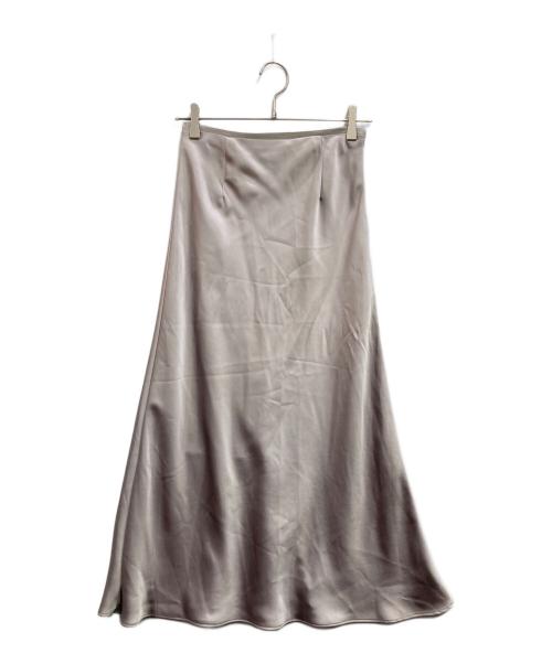 Mila Owen（ミラオーウェン）Mila Owen (ミラオーウェン) バックフレアナロースカート グレー サイズ:SIZE 0の古着・服飾アイテム