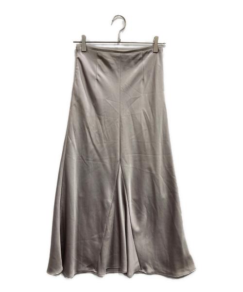 Mila Owen（ミラオーウェン）Mila Owen (ミラオーウェン) バックフレアナロースカート グレー サイズ:SIZE 0の古着・服飾アイテム