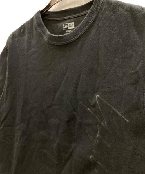 Yohji Yamamoto pour homme（ヨウジヤマモト プールオム）Yohji Yamamoto pour homme (ヨウジヤマモト プールオム) New Era (ニューエラ) プリントTシャツ ブラック サイズ:Mの古着・服飾アイテム