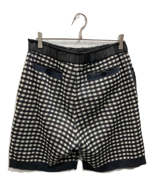 sacai（サカイ）sacai (サカイ) ハーフパンツ ホワイト×ブラック サイズ:SIZE3の古着・服飾アイテム