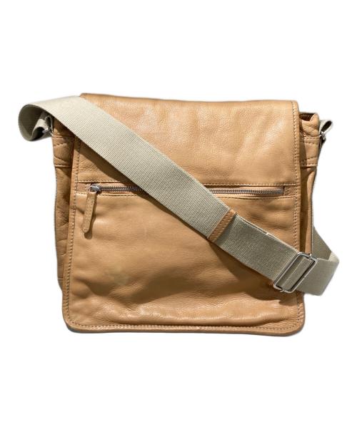 marimekko（マリメッコ）marimekko (マリメッコ) レザーメッセンジャーバッグ ブラウン サイズ:-の古着・服飾アイテム