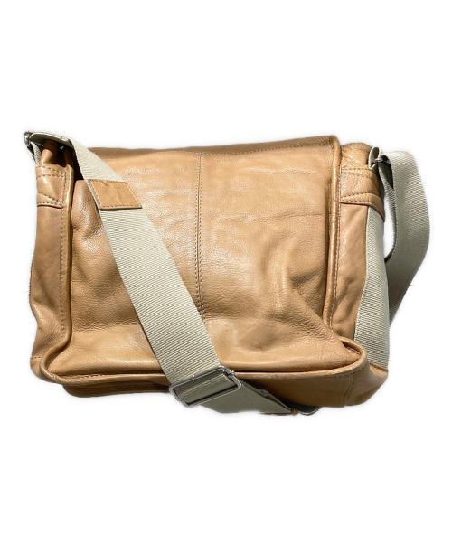 marimekko（マリメッコ）marimekko (マリメッコ) レザーメッセンジャーバッグ ブラウン サイズ:-の古着・服飾アイテム