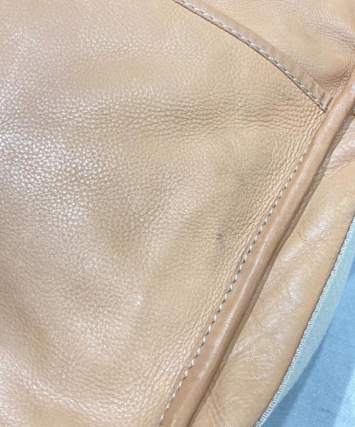 marimekko（マリメッコ）marimekko (マリメッコ) レザーメッセンジャーバッグ ブラウン サイズ:-の古着・服飾アイテム