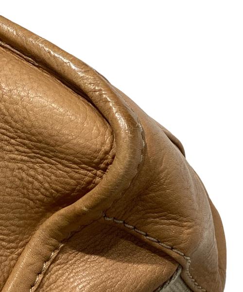 marimekko（マリメッコ）marimekko (マリメッコ) レザーメッセンジャーバッグ ブラウン サイズ:-の古着・服飾アイテム