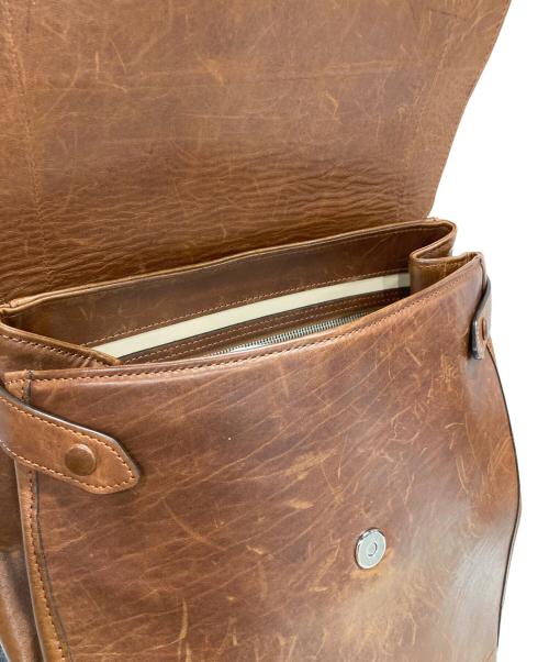 The Warmthcrafts-Manufacture（ウォームスクラフツマニュファクチャー）THE WARMTHCRAFTS-MANUFACTURE (ウォームスクラフツマニュファクチャー) ホースハイトレザーリュック ブラウンの古着・服飾アイテム