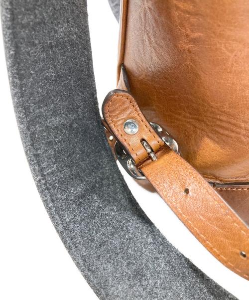 The Warmthcrafts-Manufacture（ウォームスクラフツマニュファクチャー）THE WARMTHCRAFTS-MANUFACTURE (ウォームスクラフツマニュファクチャー) ホースハイトレザーリュック ブラウンの古着・服飾アイテム