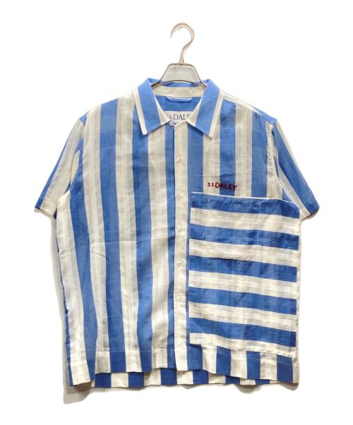 S.S.DALEY（エス・エス・ダイリー）S.S.DALEY (エス・エス・ダイリー) Turing SH ホワイト×ブルー サイズ:Ｓの古着・服飾アイテム