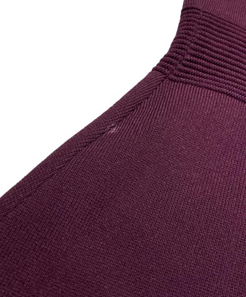 MICHAEL MICHAEL KORS（マイケル マイケルコース）MICHAEL MICHAEL KORS (マイケル マイケルコース) Stretch Knit V-Neck Dress パープル サイズ:Ｓの古着・服飾アイテム