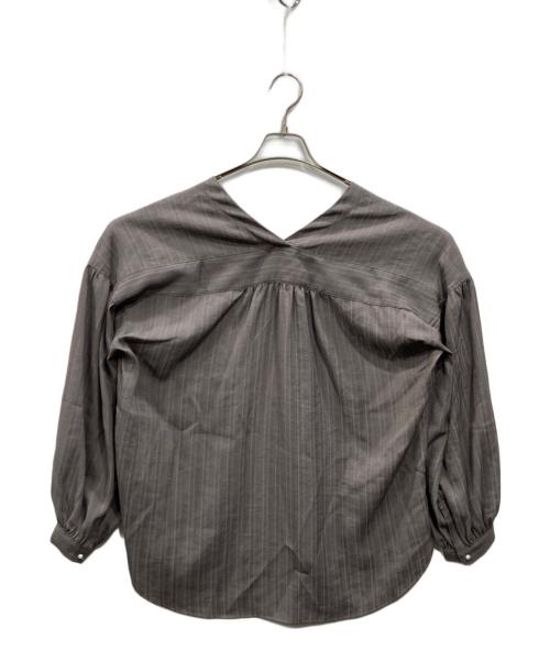 GENE HEAVENS（ジーンヘブンズ）GENE HEAVENS (ジーンヘブンズ) ボリュームスリーブシャツ グレー サイズ:Fの古着・服飾アイテム