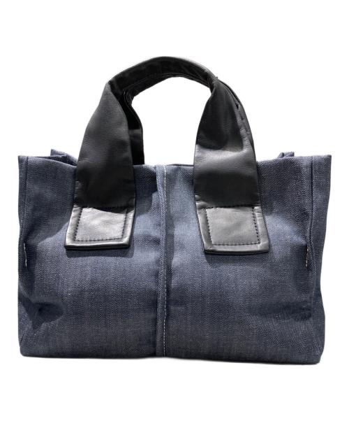 kawa-kawa（カワカワ）kawa-kawa (カワカワ) デニムハンドバッグ インディゴの古着・服飾アイテム