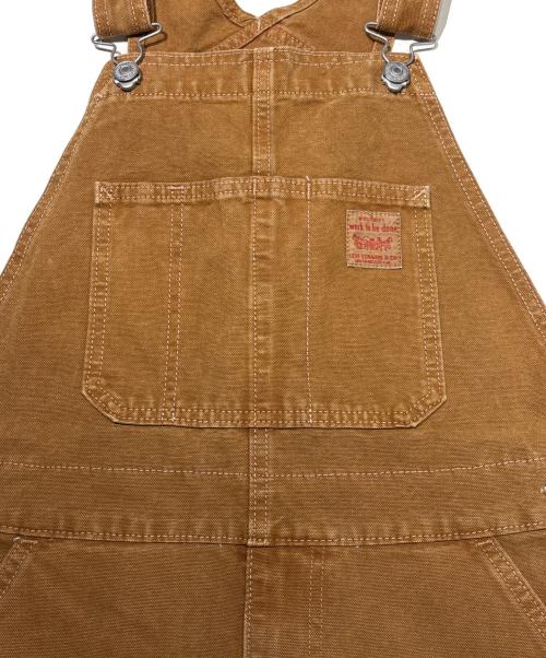 LEVI'S（リーバイス）LEVI'S (リーバイス) ダックキャンバスオーバーオール ブラウン サイズ:Ｓの古着・服飾アイテム