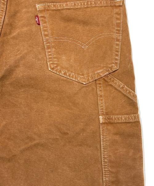 LEVI'S（リーバイス）LEVI'S (リーバイス) ダックキャンバスオーバーオール ブラウン サイズ:Ｓの古着・服飾アイテム